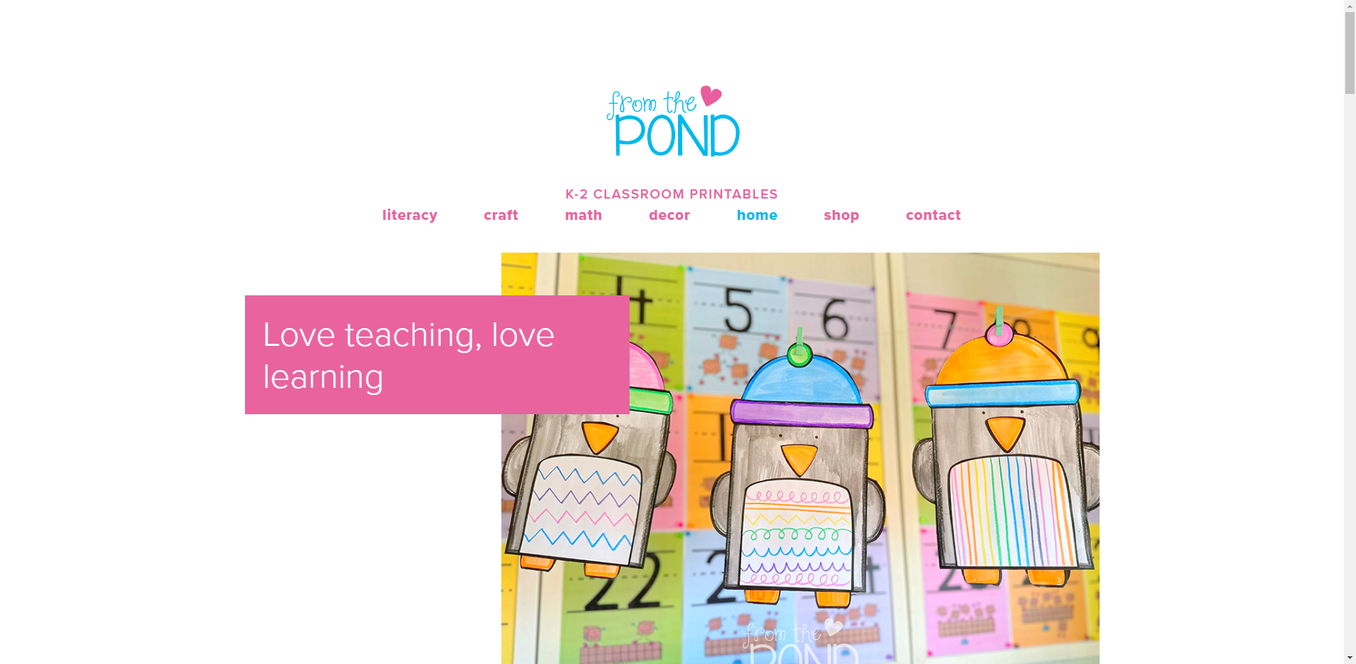 From The Pond - Nature-themed educational resources