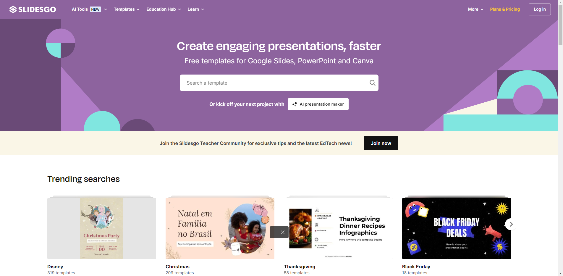 Slides Go - Presentation and craft templates